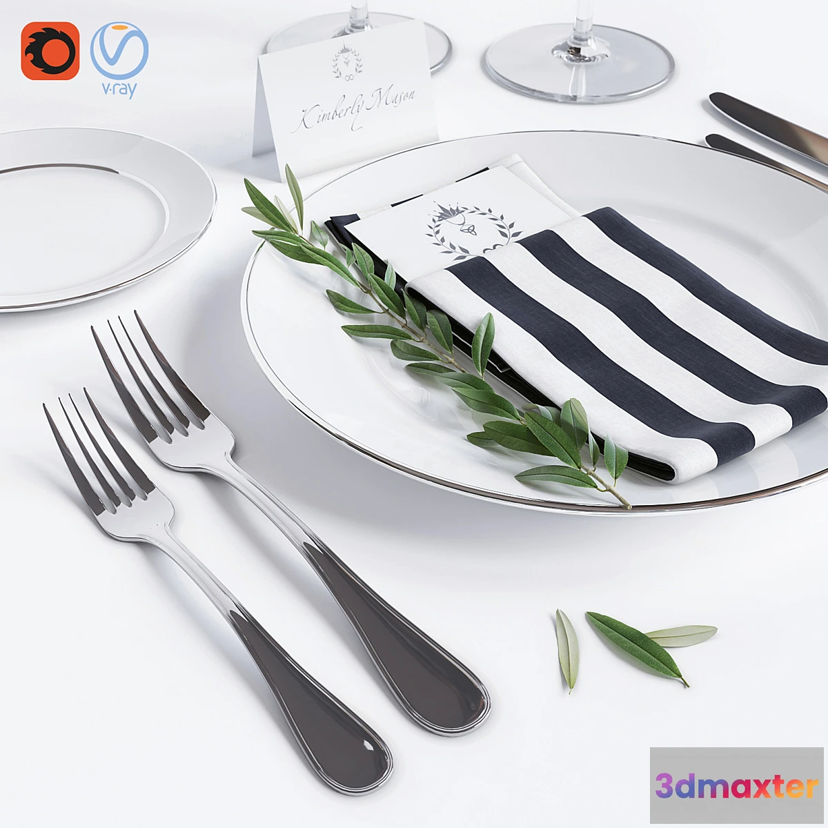 1411494 - Tableware 3D Max