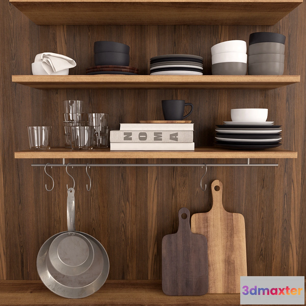 1419978 - Kitchen set H & M Home 3D Max
