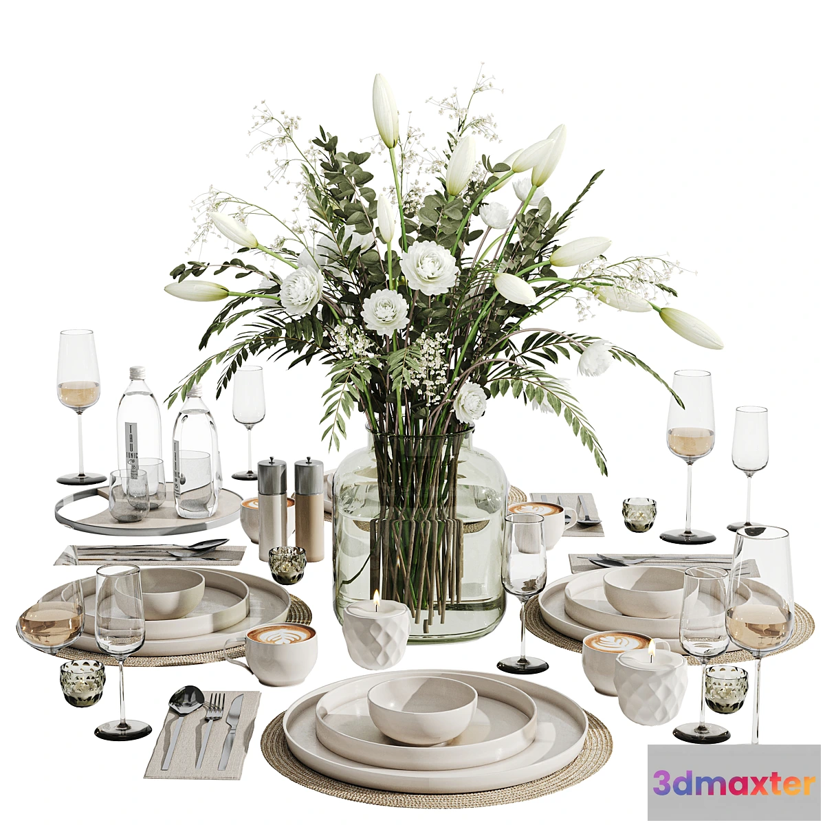 1422836 - Tableware set 037 3D Max