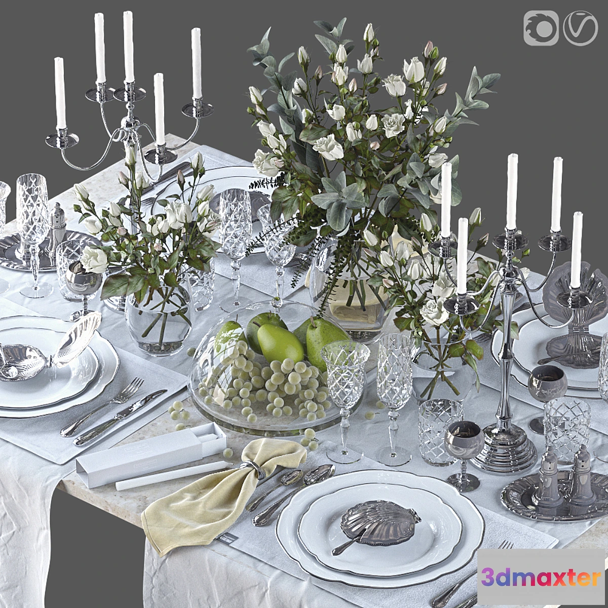 1422944 - Table setting 41 3D Max
