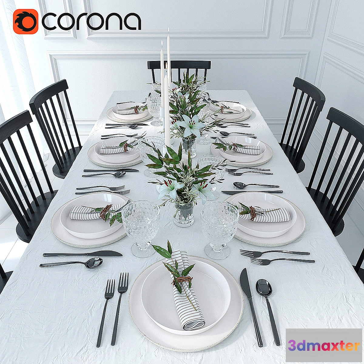 1432722 - Tableware 3D Max