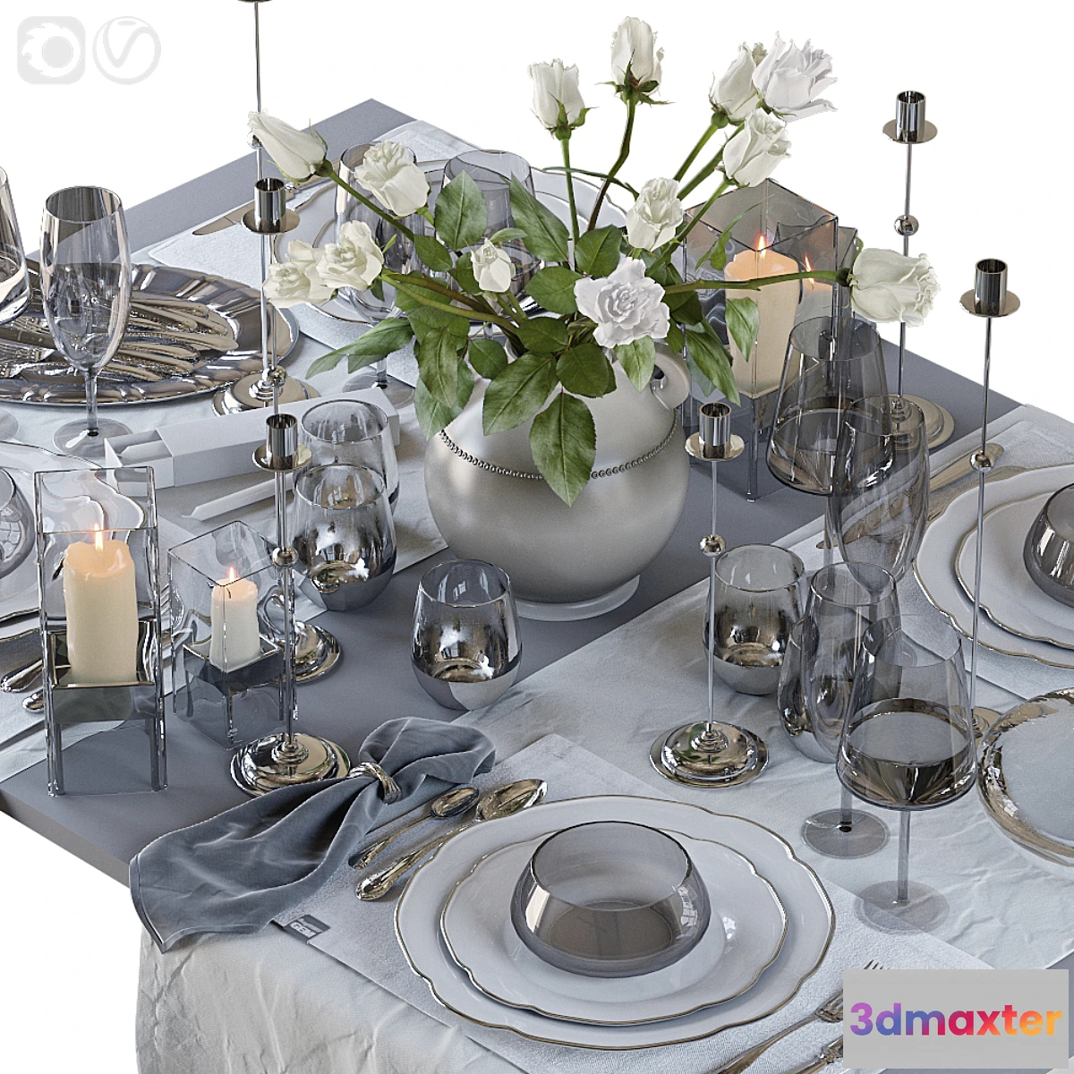 1437518 - Table setting 42 3D Max