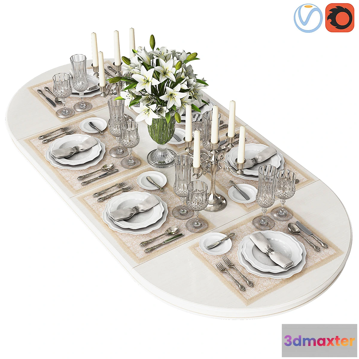 1439060 - Classic Tableware 3D Max