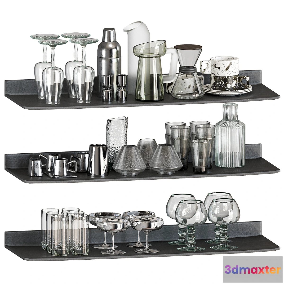 1444838 - Kitchen Utensils Set 3D Max