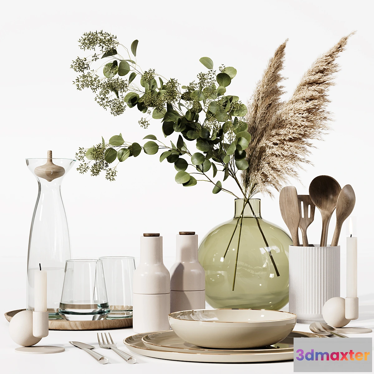 1446244 - Table set 20 3D Max