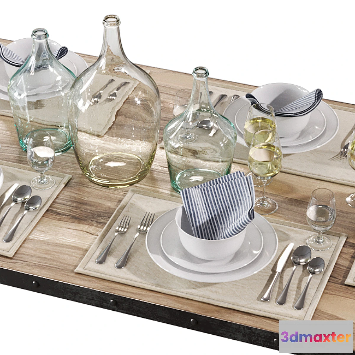 1454156 - Table set 001 3D Max