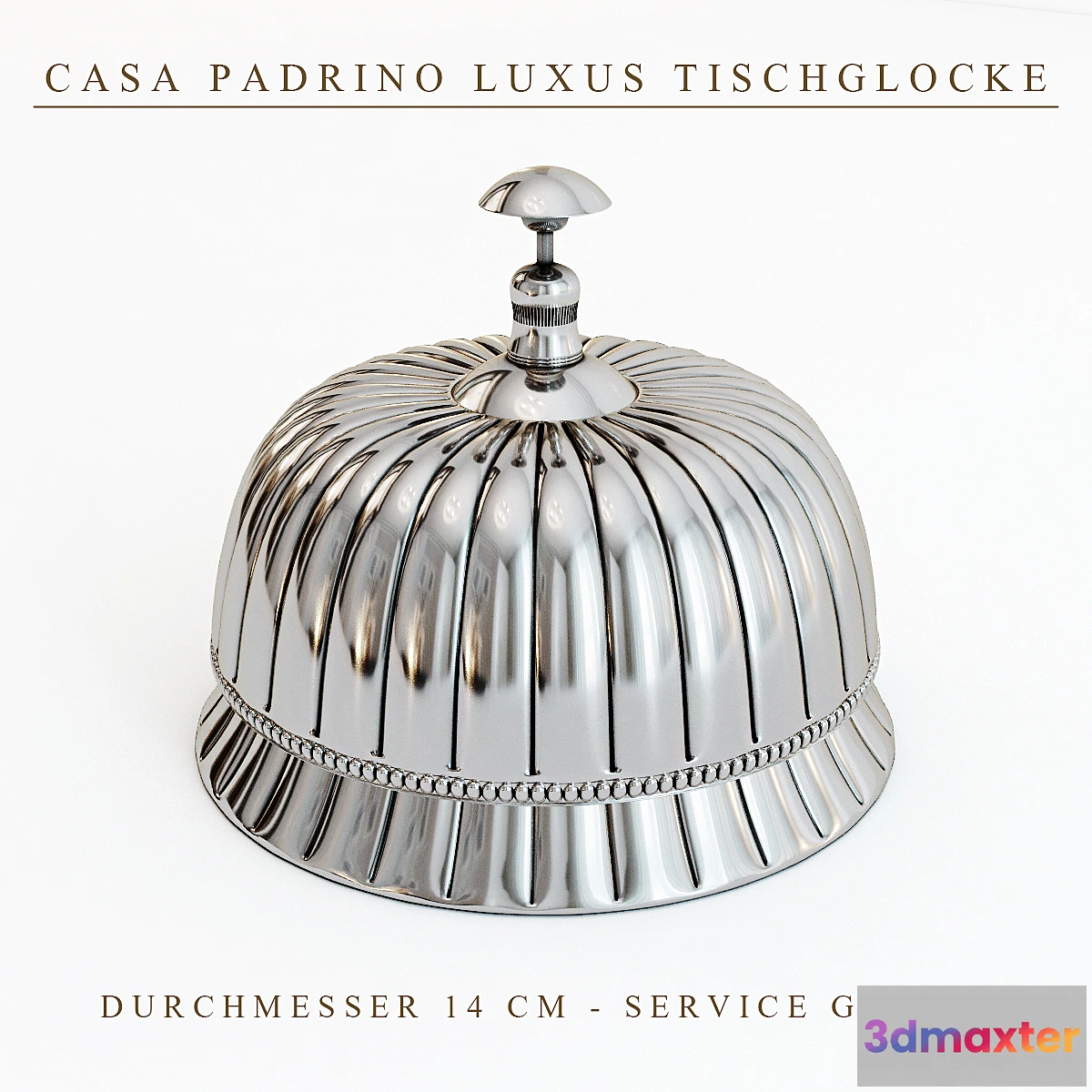 1460898 - Casa Padrino Luxus Tischglocke 3D Max