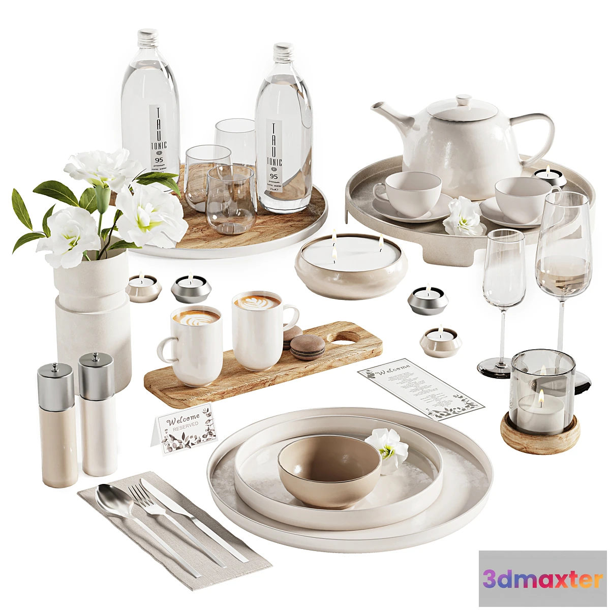 1475702 - Tableware MA set 33 3D Max