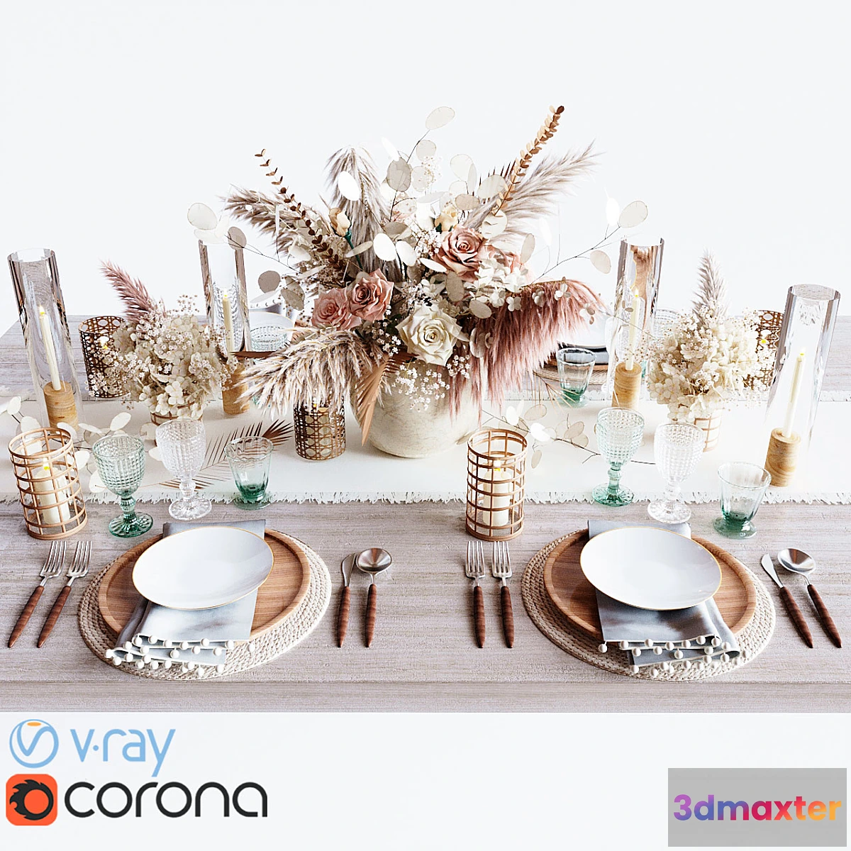 1477342 - Serving beige 3D Max