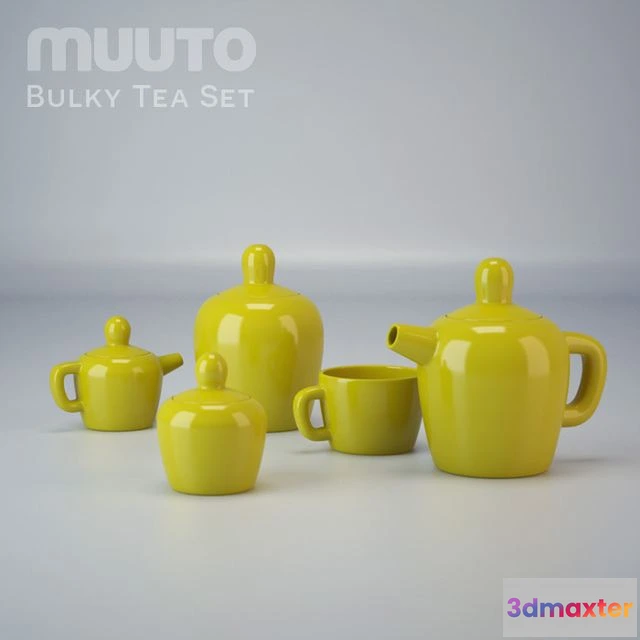 1538408 - Muuto Bulky Tea Set 3D Max
