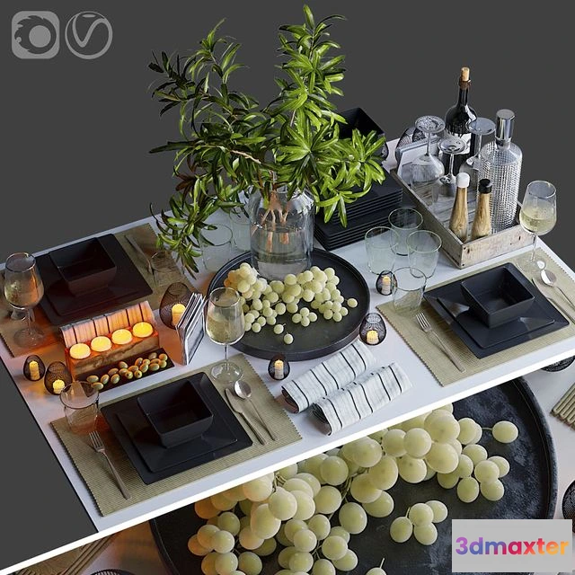 1546301 - Table setting 34 3D Max
