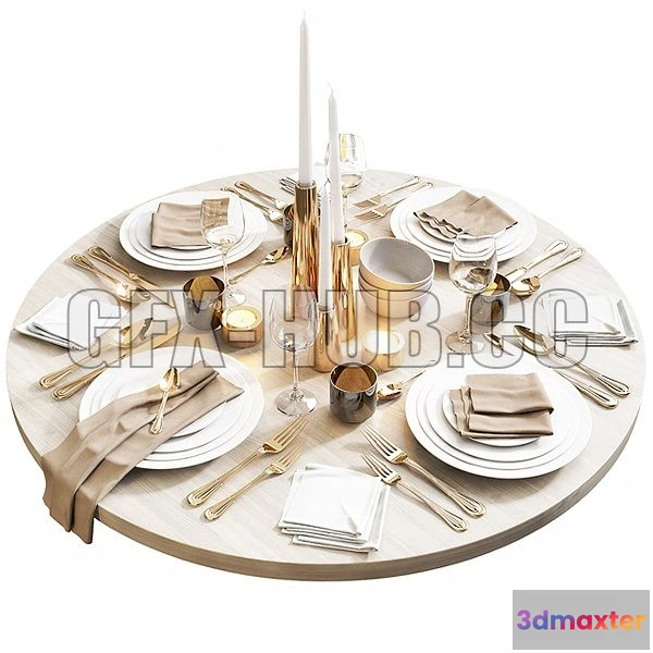 1547835 - Table Setting 10 3D Max
