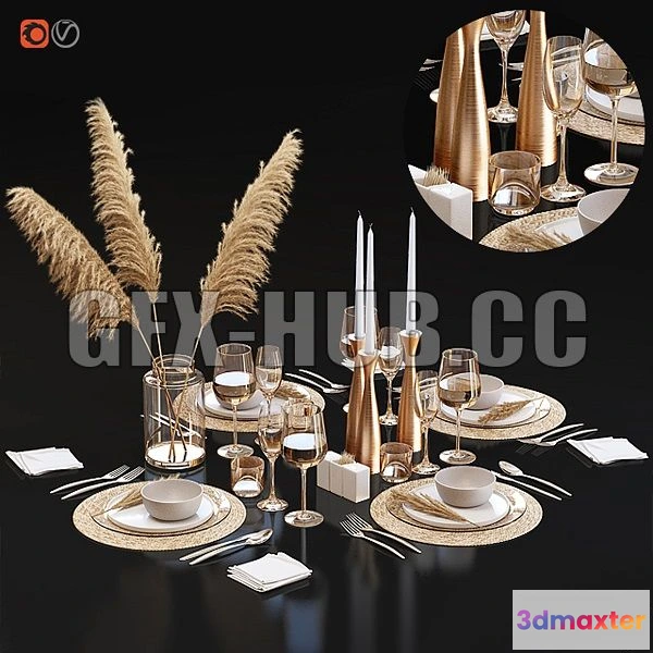 1547837 - Table Setting 22 3D Max