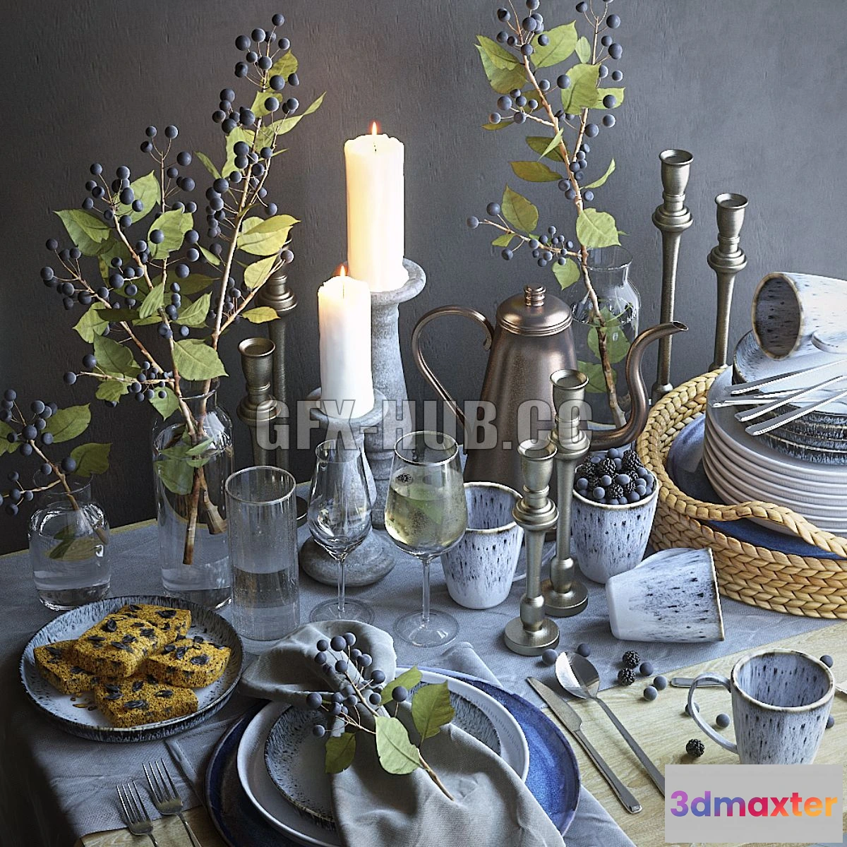 1547839 - Table Setting 25 3D Max