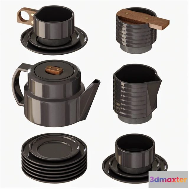1554639 - TEA SET 3D Max