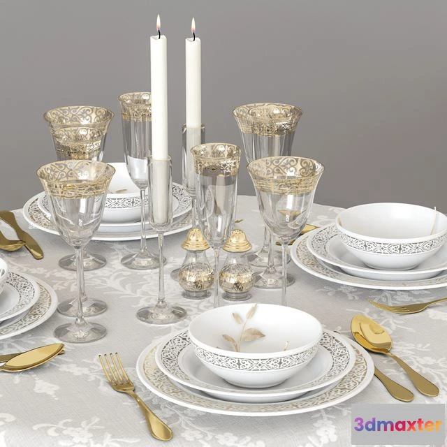 1555739 - Serving roundtable 3D Max