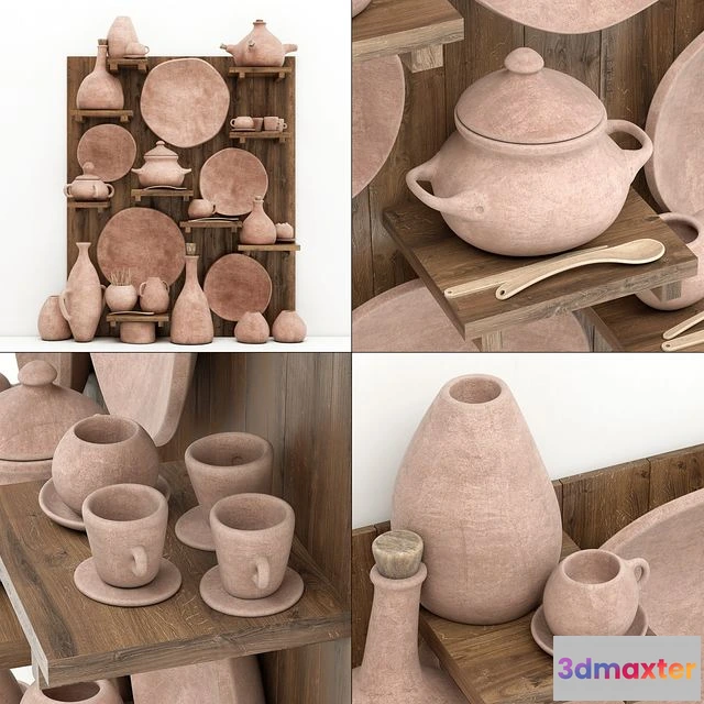 1557511 - Dishes clat rack n10 3D Max