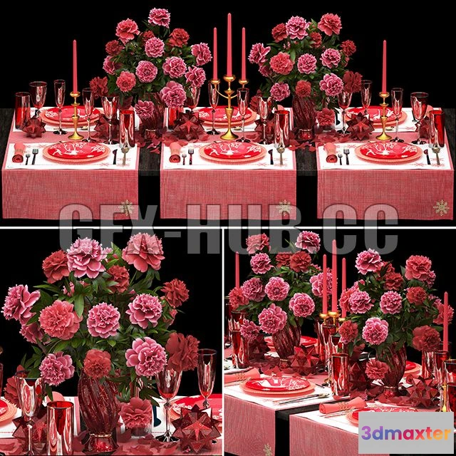 1557837 - Table setting 5. ZARA HOME 3D Max