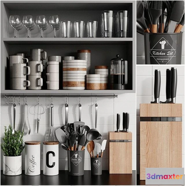 1562167 - Kitchen decor 7 3D Max