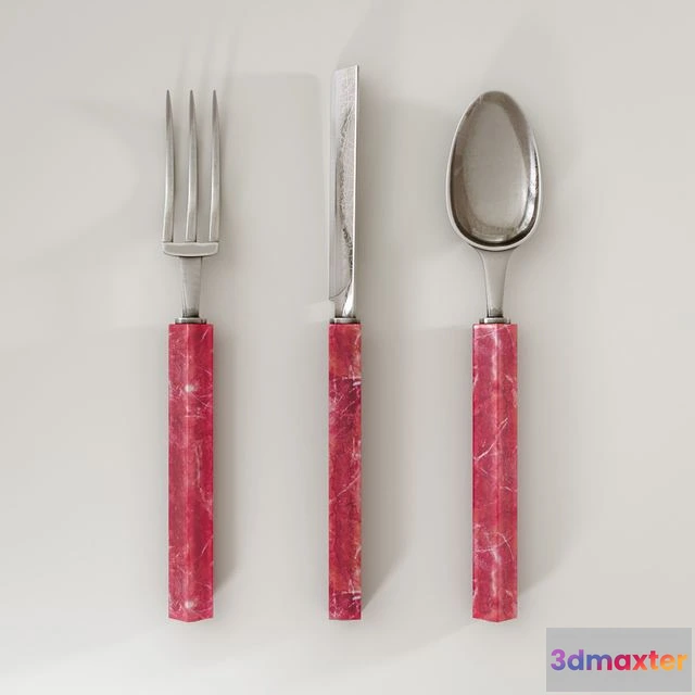 1563287 - Marble Flatware 3D Max