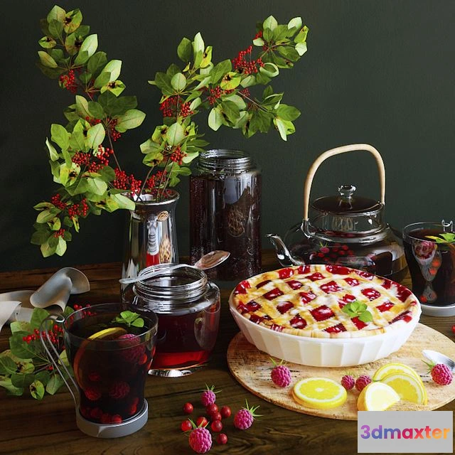 1568126 - Tea set 2 3D Max