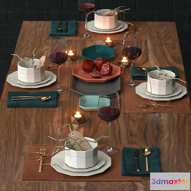 1569562 - Tableware from CB2 3D Max