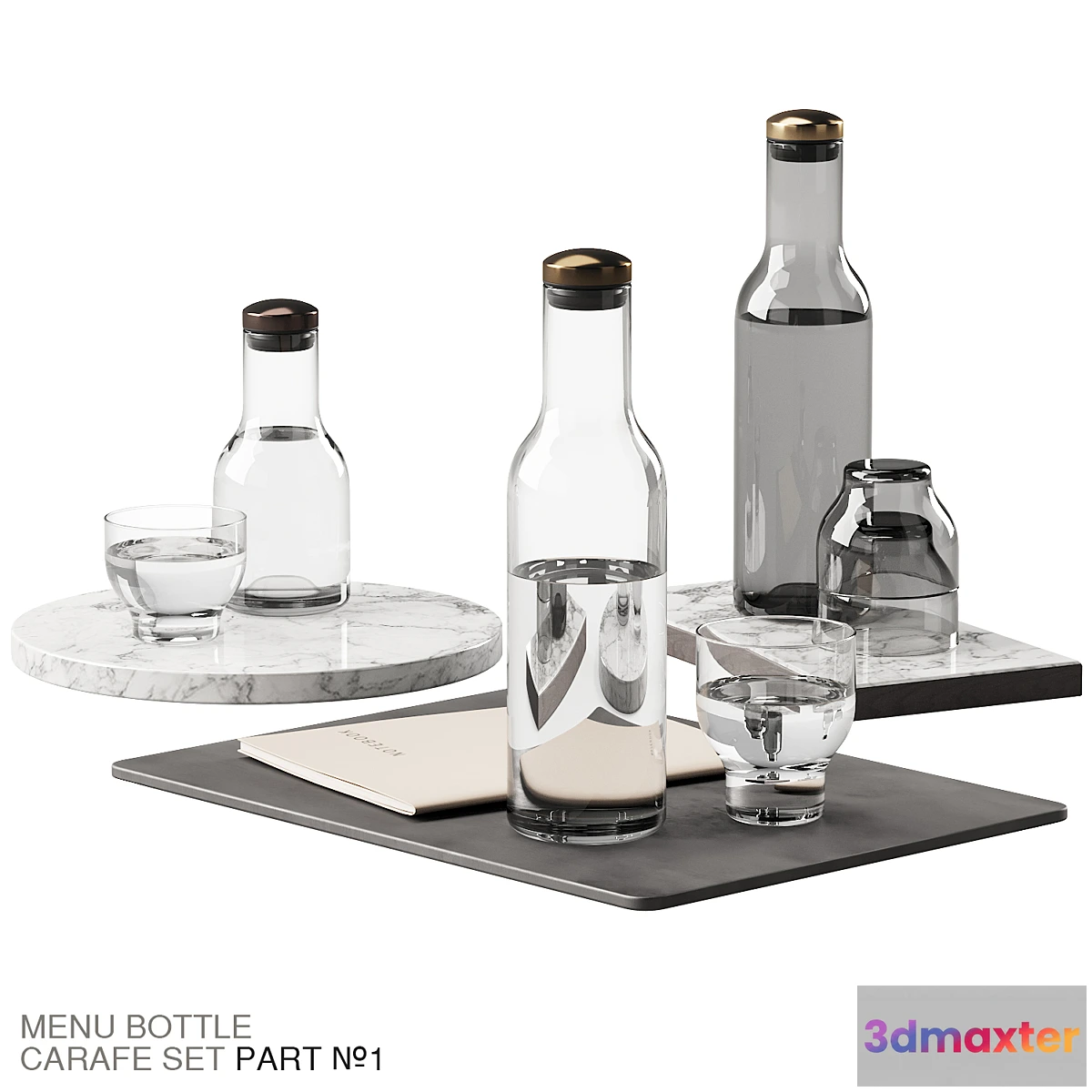 563861 - 136 dishes decor set 09 MENU Bottle Carafe by Norm P01