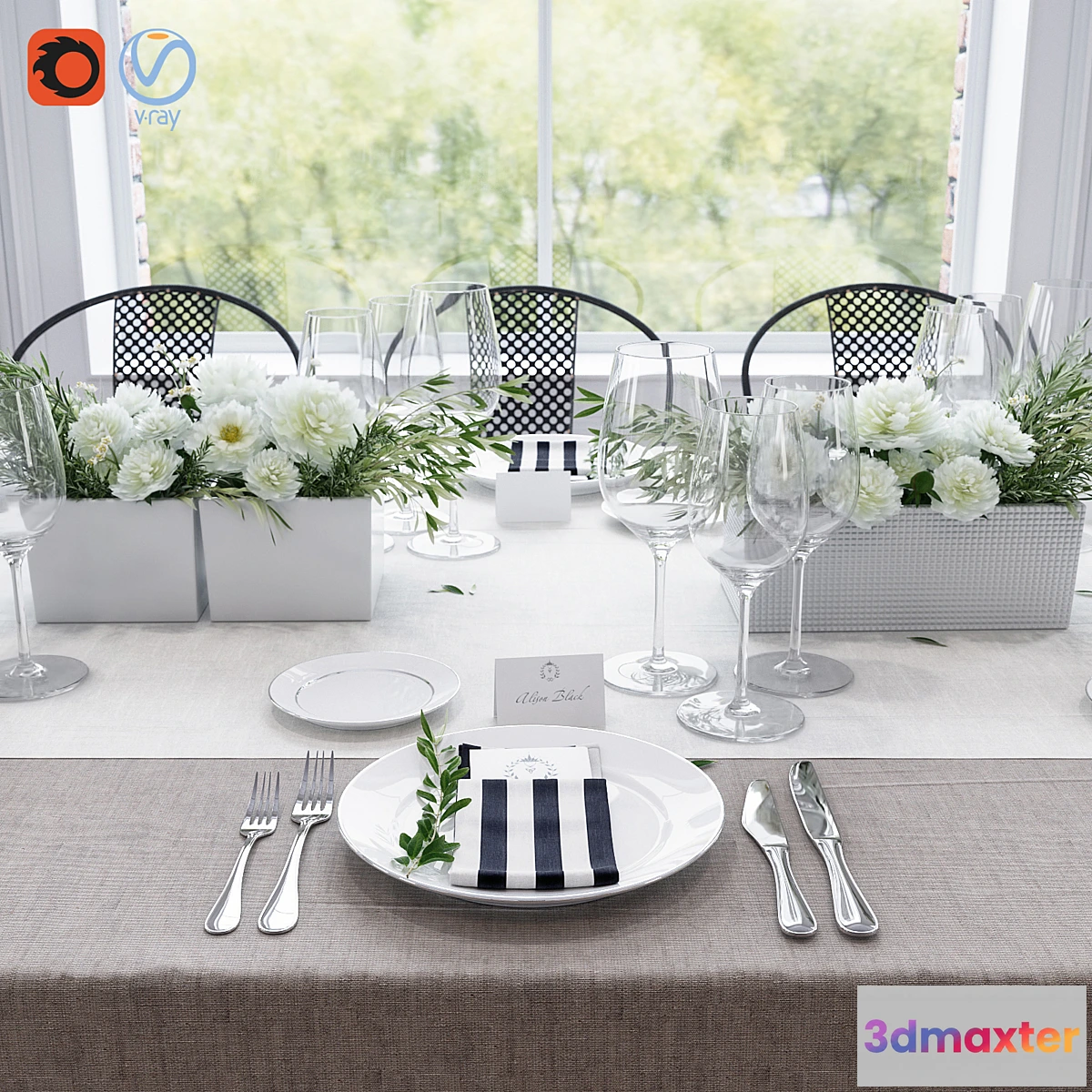 578566 - Banquet Table Setting