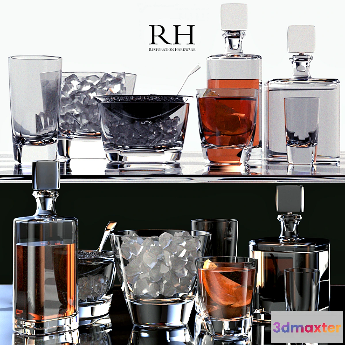 579944 - Restoration Hardware Pierpont Barware Collection