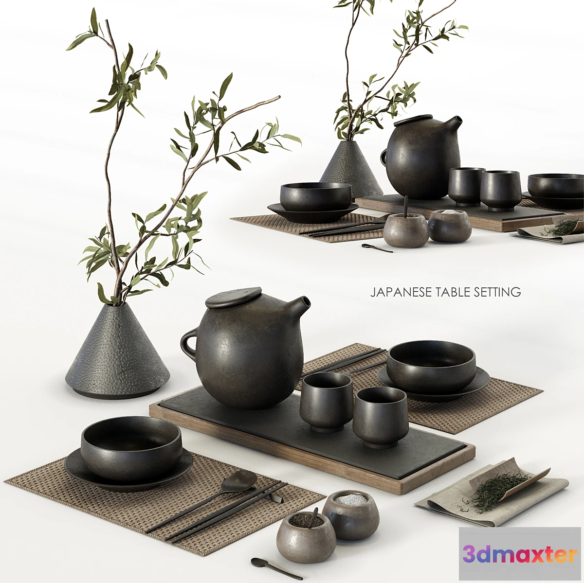 592616 - Japanese table setting