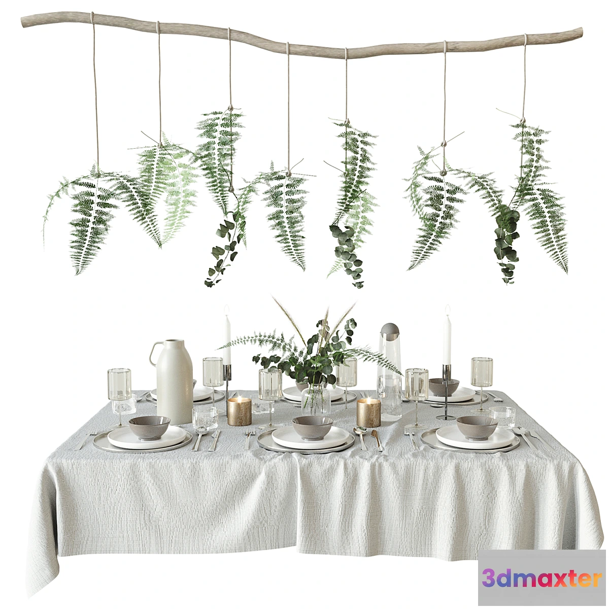 612907 - Tableware with fern