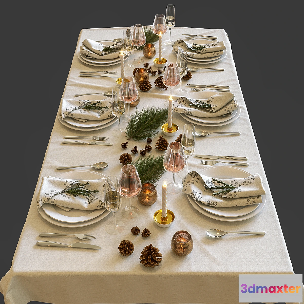612947 - New year’s table setting