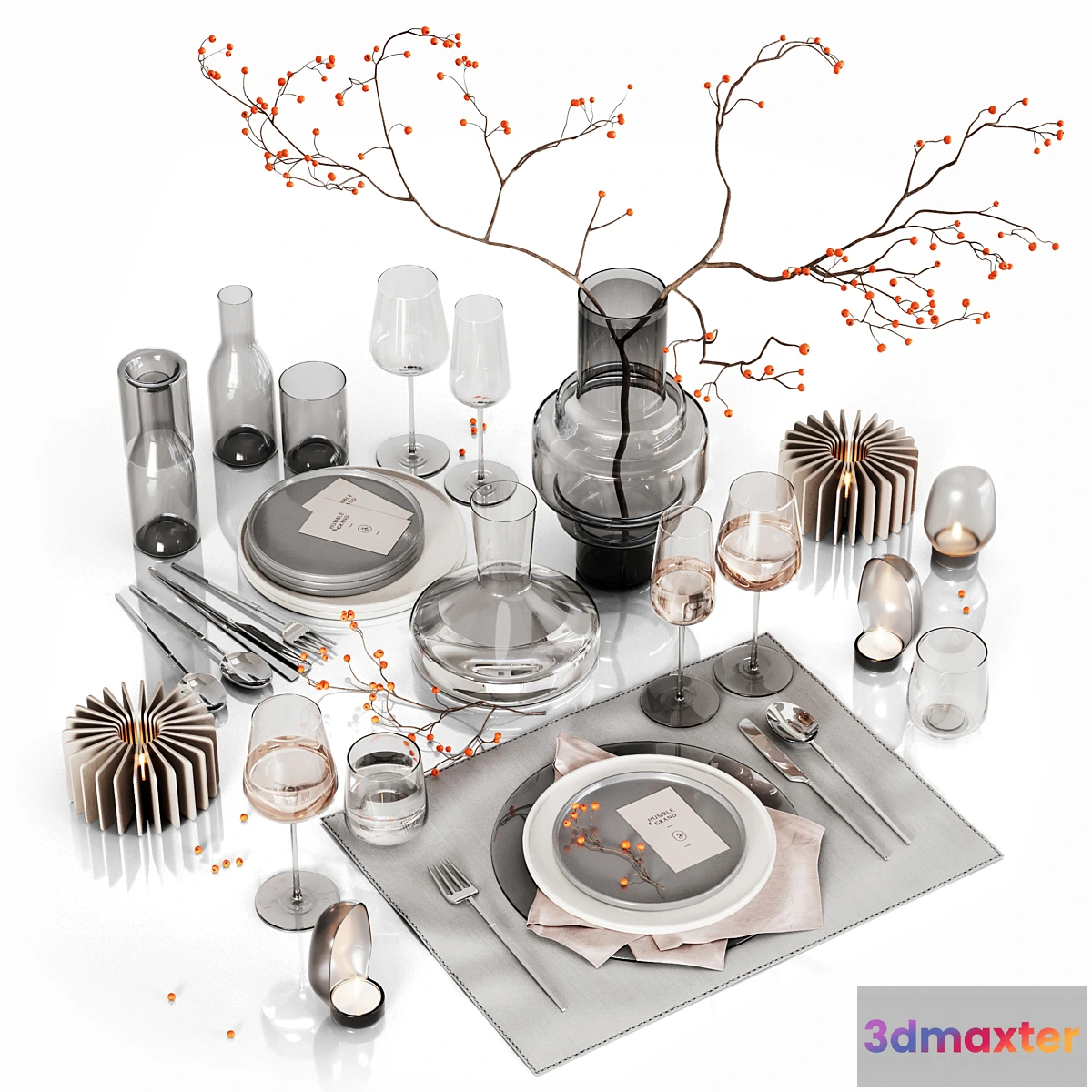 613009 - Table setting with rowan 2