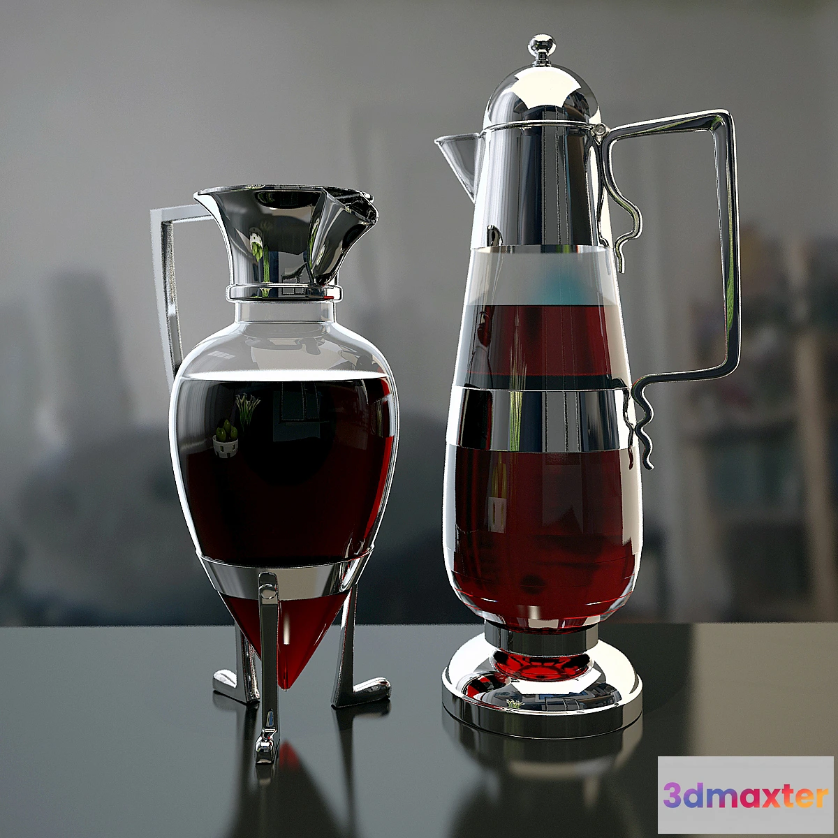 635295 - Antique decanters Christopher Dresser 1879.