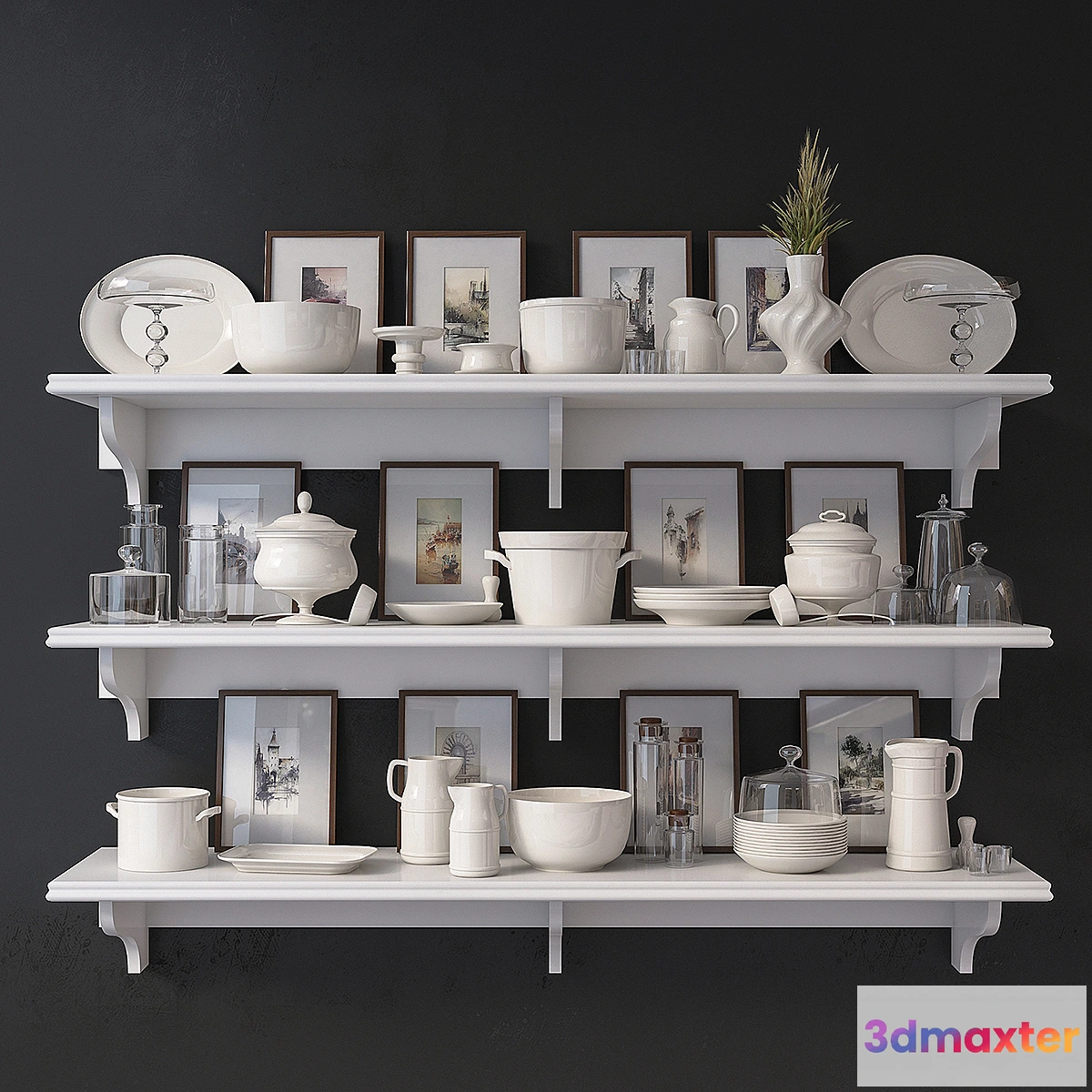 641175 - Shelves with utensils