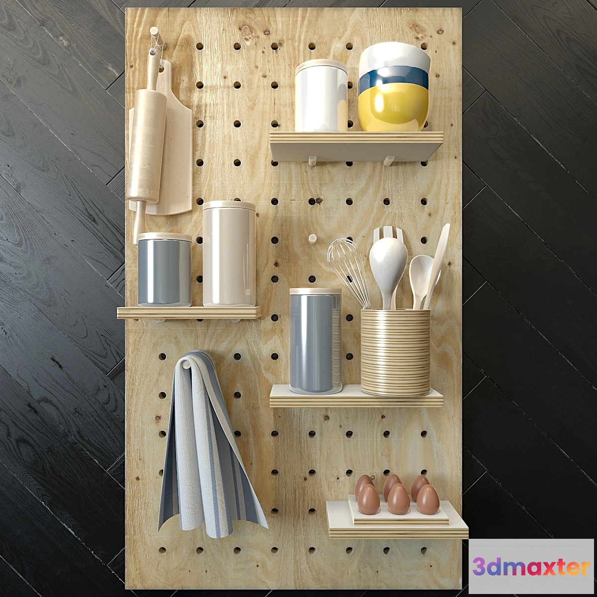 641181 - Wall-mounted Storage Panel