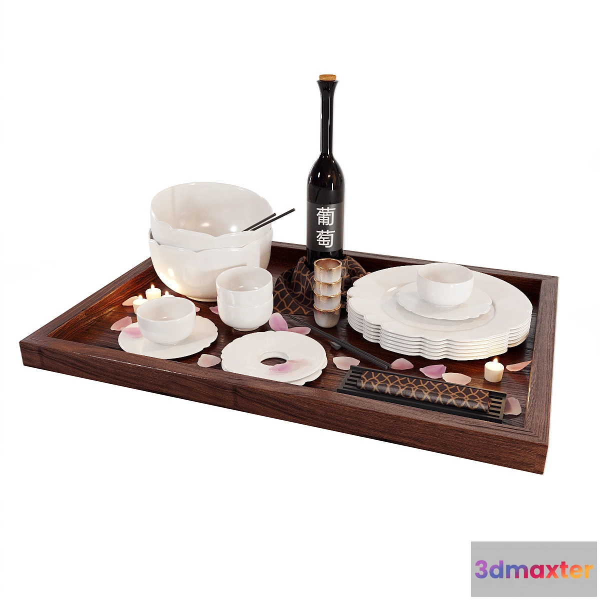 647389 - Serving Japanese dishes