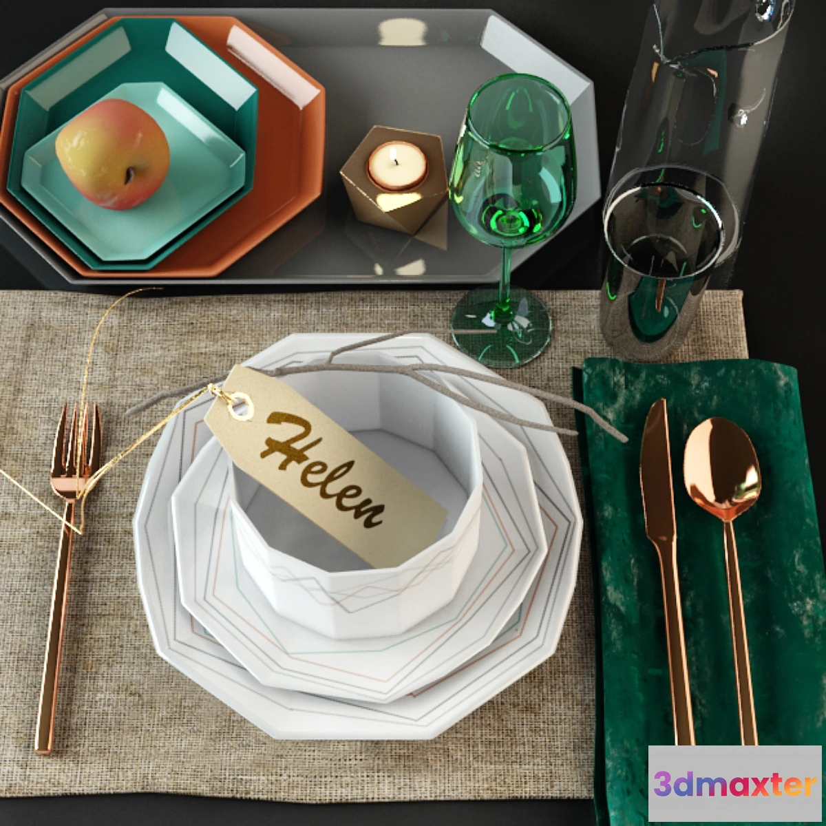 651681 - set of dishes - No.4