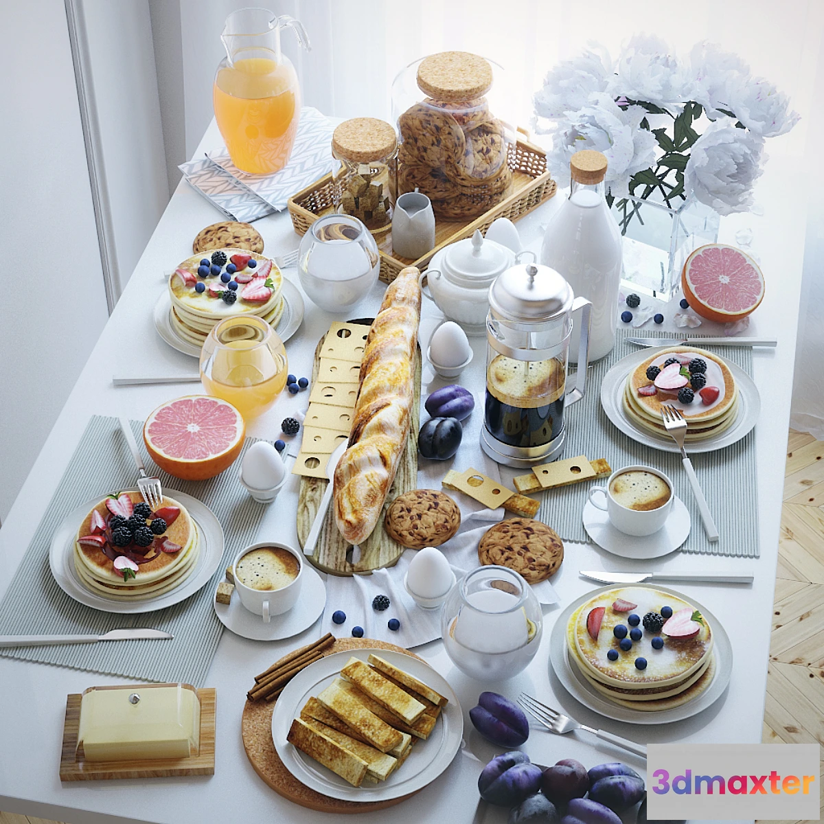 664587 - Table setting 21. Breakfast -1