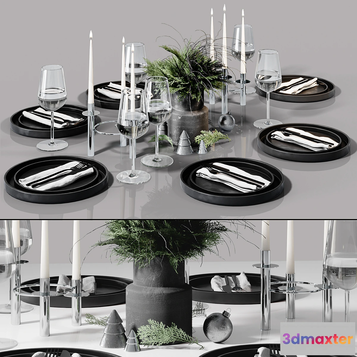 685184 - Table setting in Scandinavian style