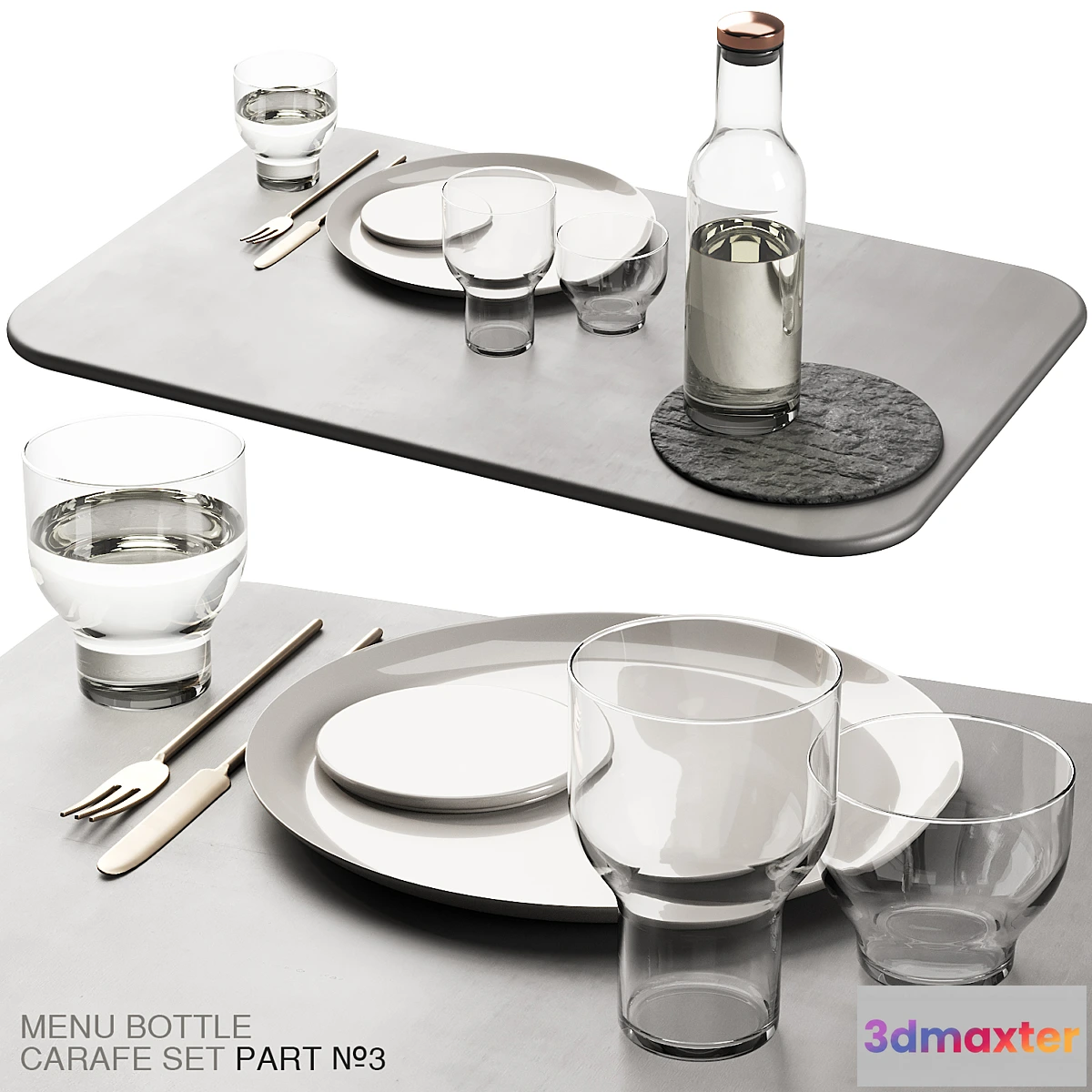 712536 - 138 dishes decor set 11 MENU Bottle Carafe by Norm P03