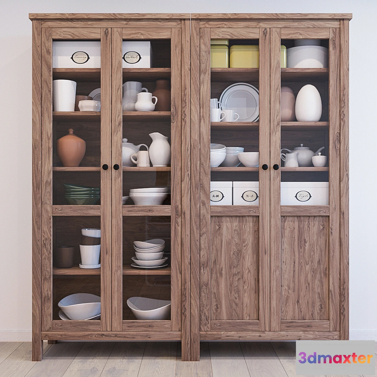 886616 - Wardrobe showcase IKEA HEMNES _ utensils - No.3