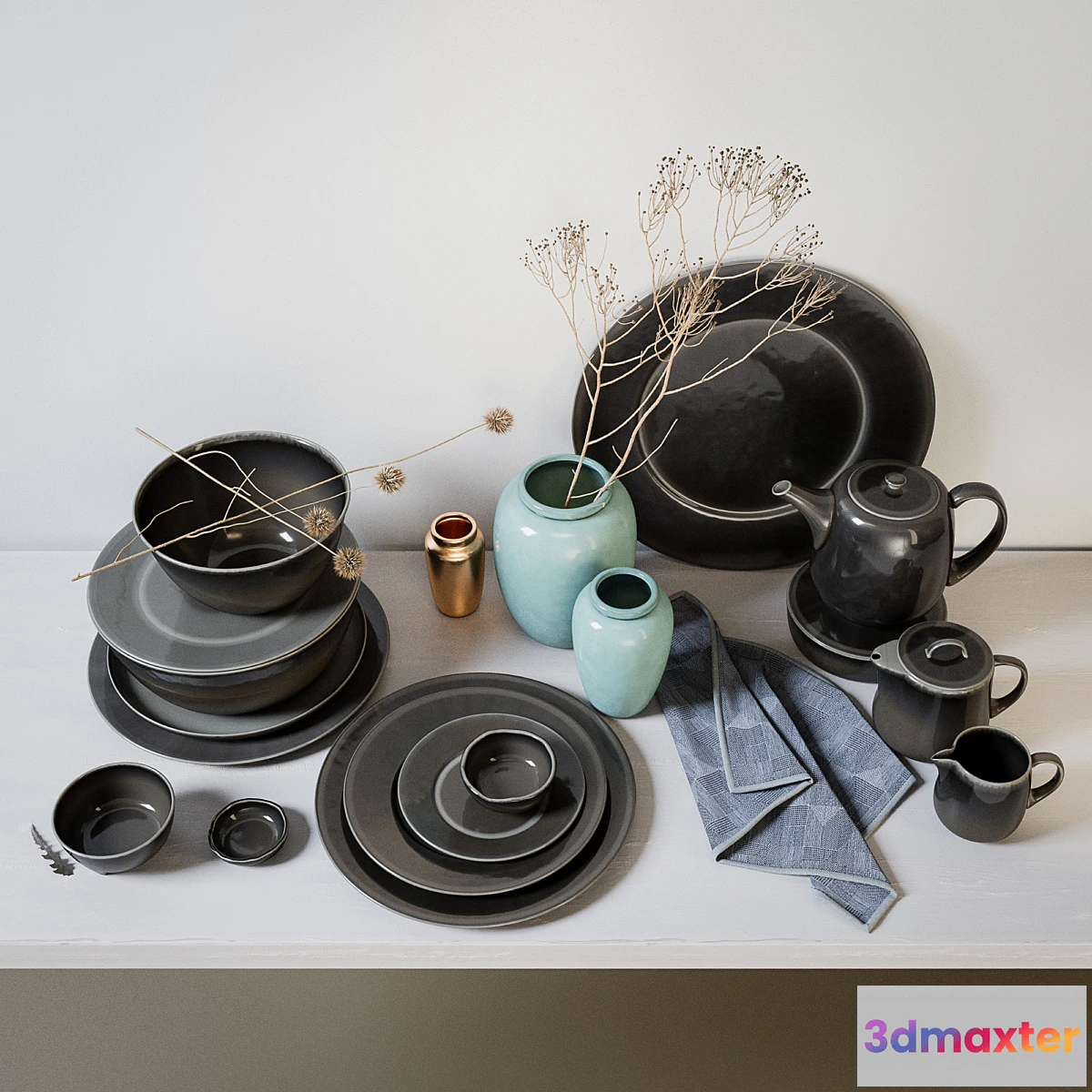 889778 - Broste Copenhagen Nordic Coal Ceramics - No.3