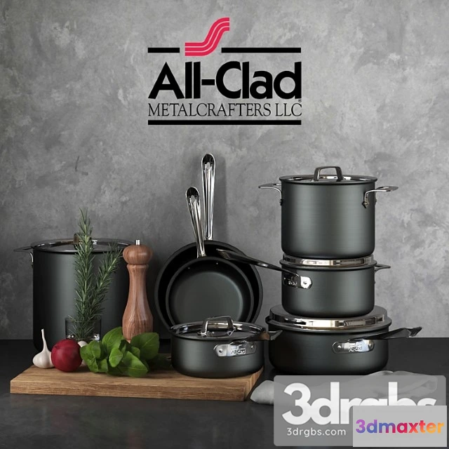 980540 - All-clad ns1 cookware set