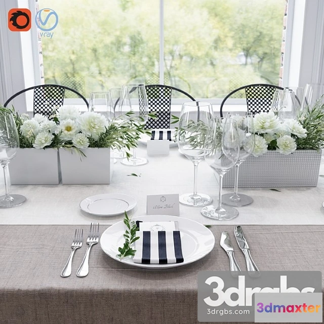 980554 - Banquet Table Setting