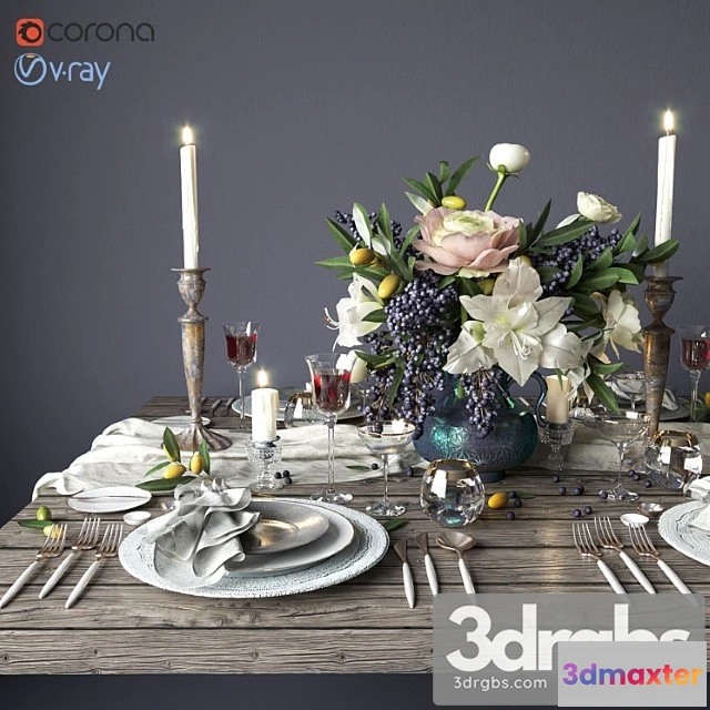 980572 - Boho style table setting