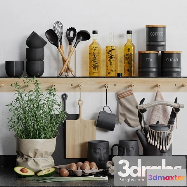 980672 - Decorative Kitchen Set 03