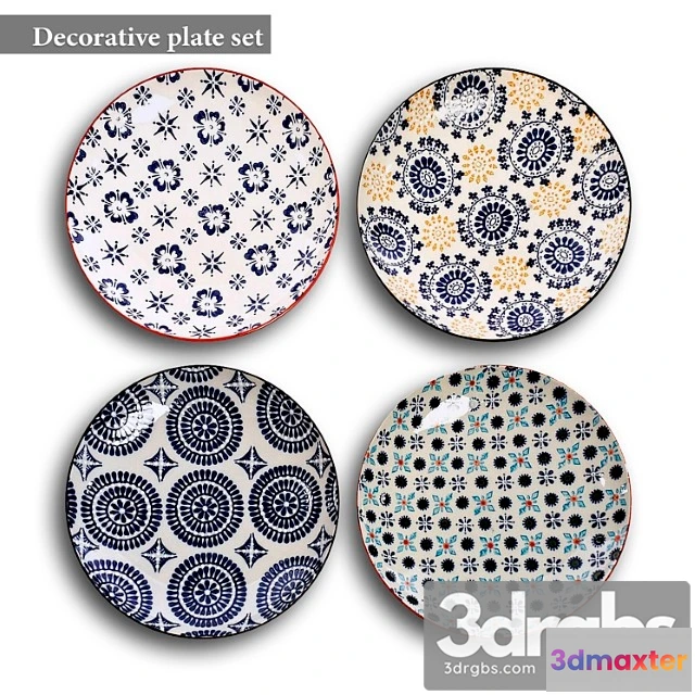 980684 - Decorative plate set 2