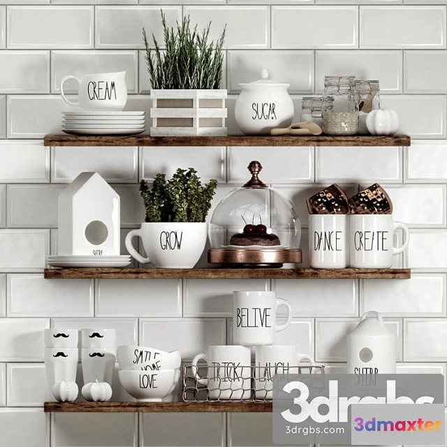 980716 - Decorative set for kitchen