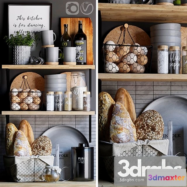 980728 - Decorative set for the kitchen 6